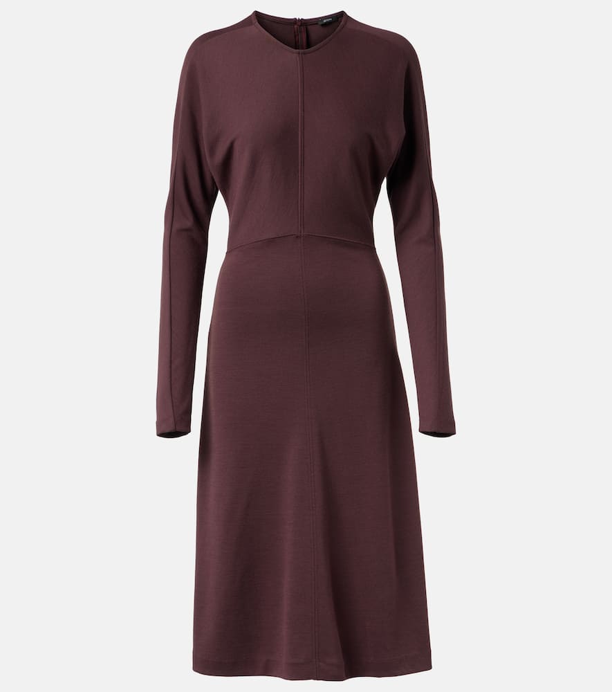 Wool midi dress