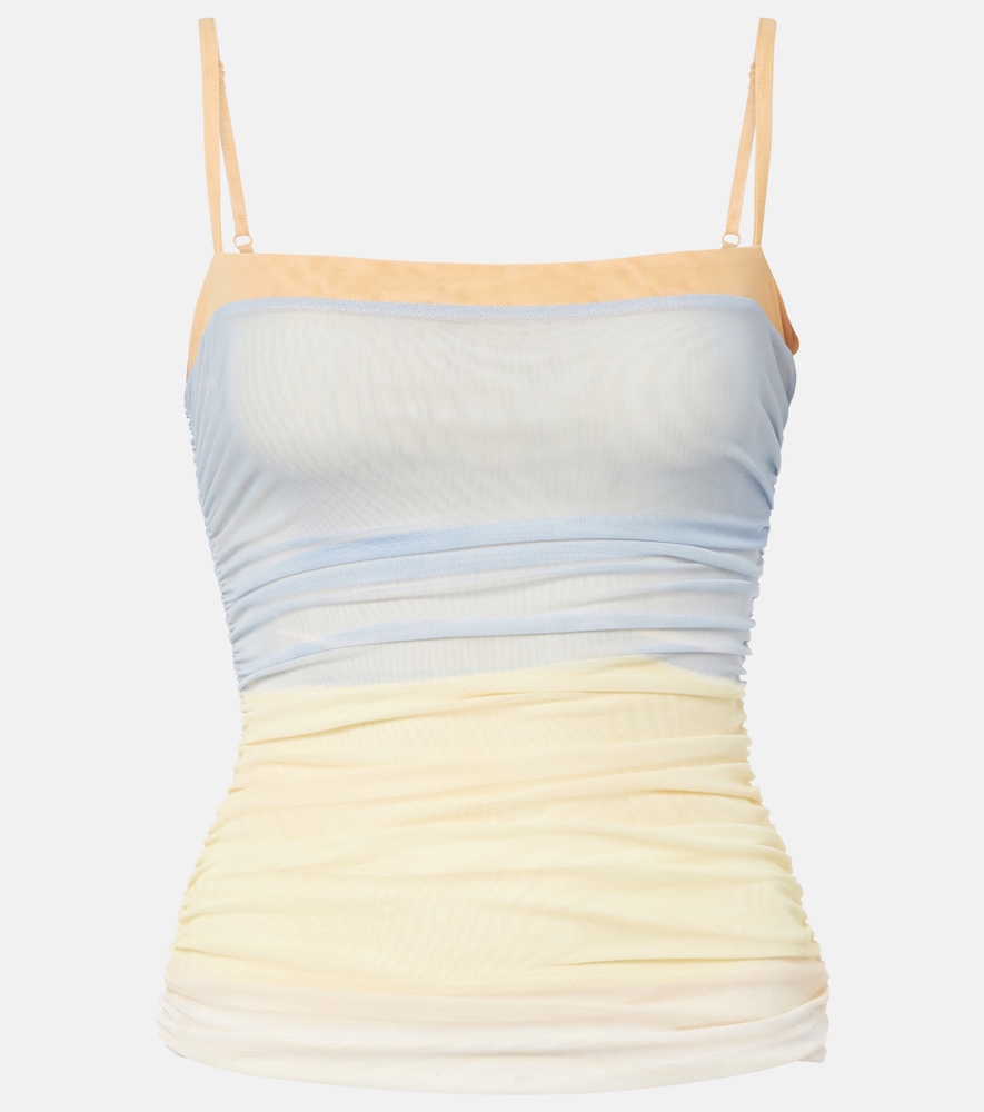 Printed mesh top