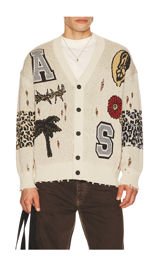 ALLSAINTS Foxx Cardigan in Cream. S. Also in