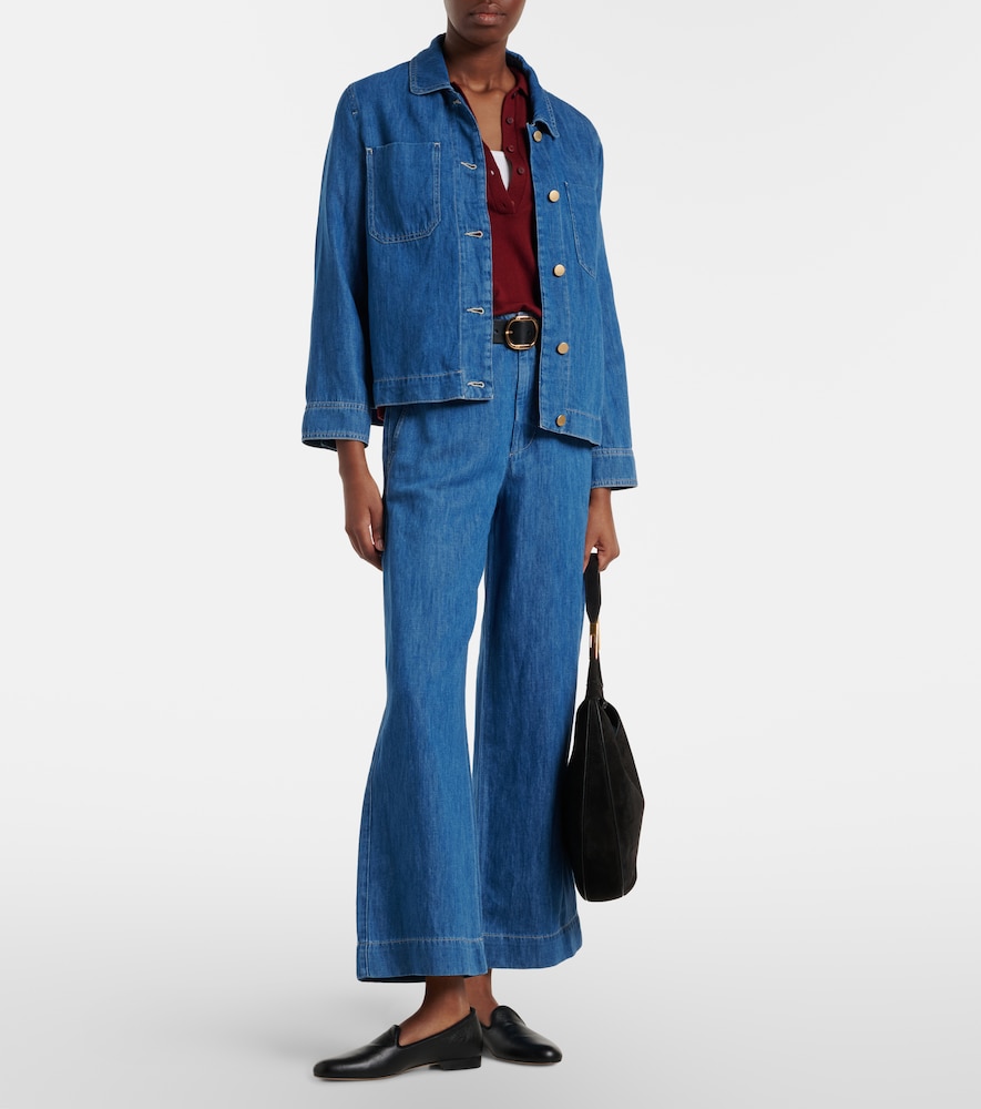 Galante cotton and linen denim jacket