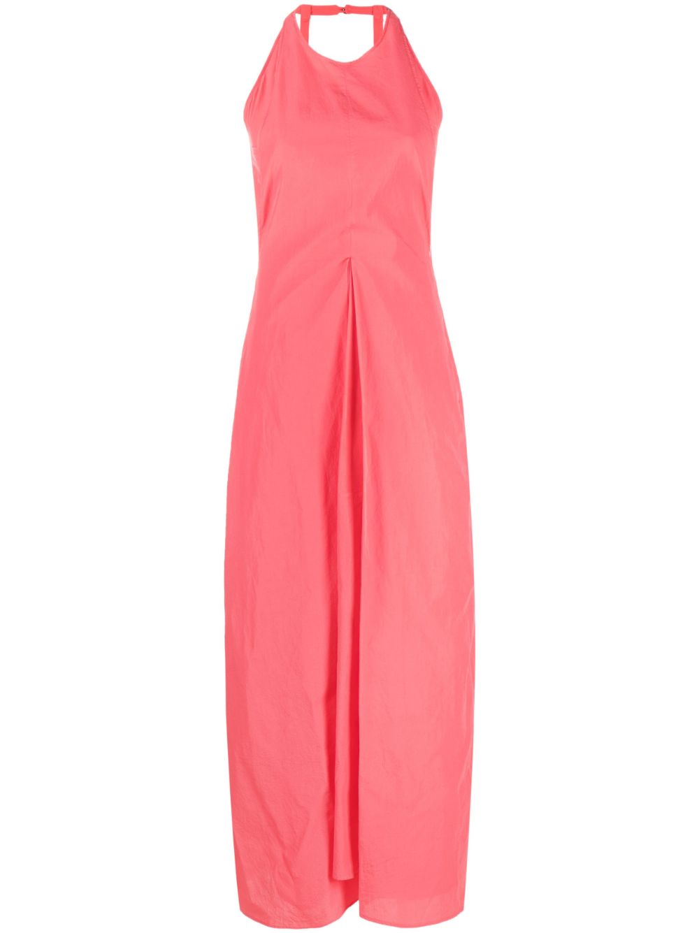 Sleeveless cotton midi dress - Pink