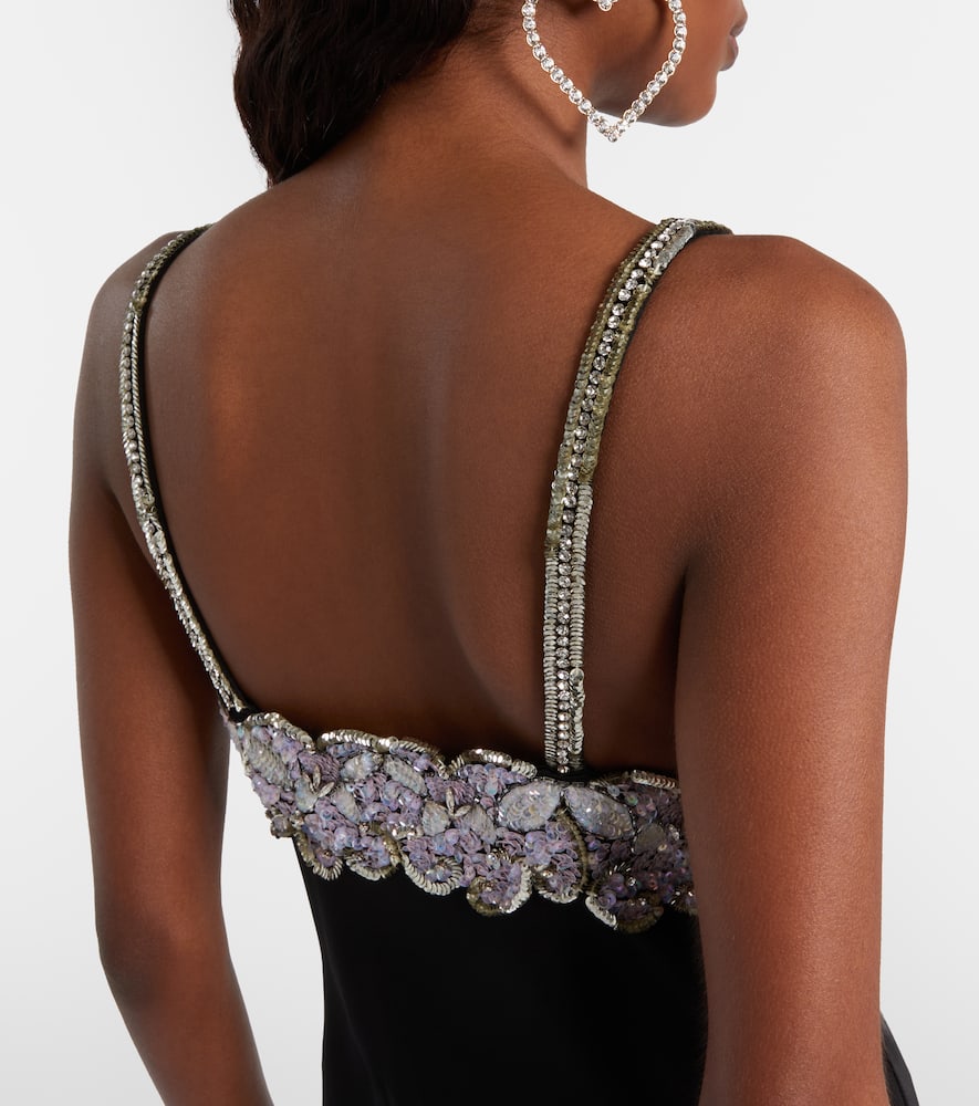 Embellished midi dress