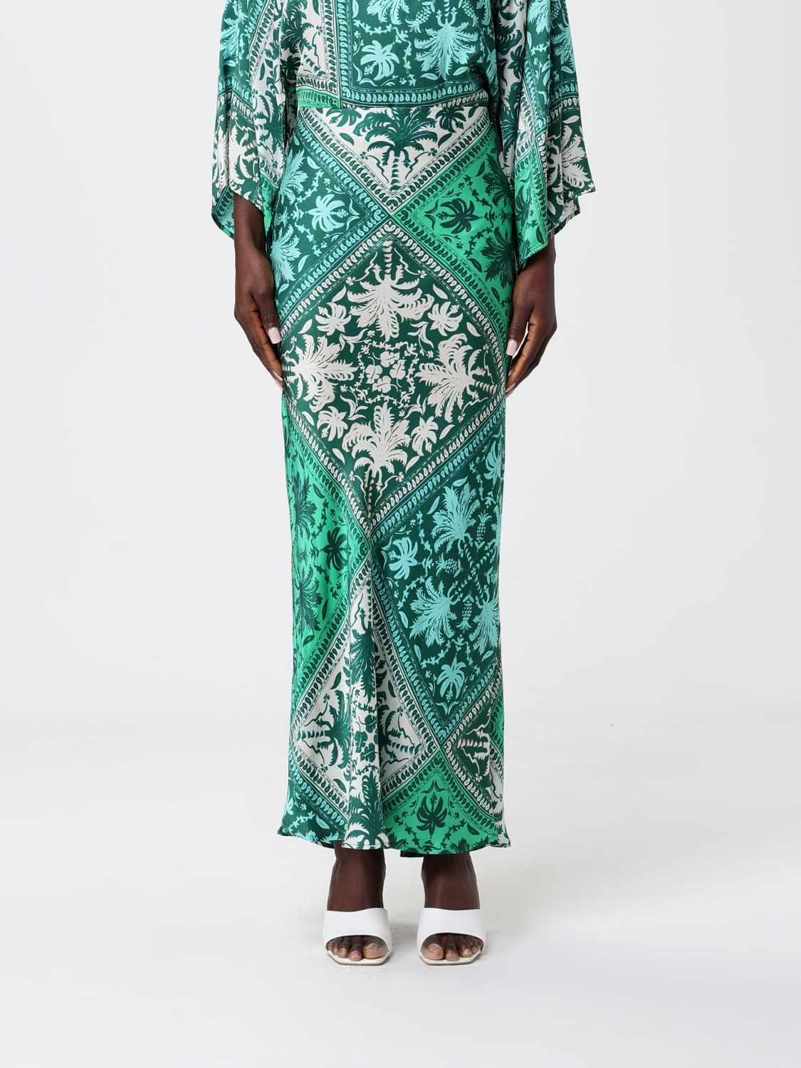 Skirt Woman color Green