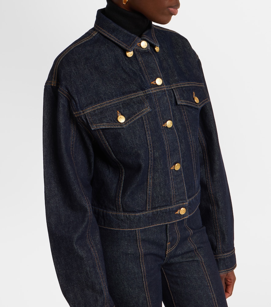 Agata caped denim jacket