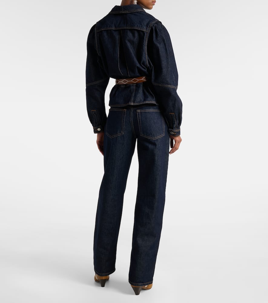 Drolane high-rise straight jeans
