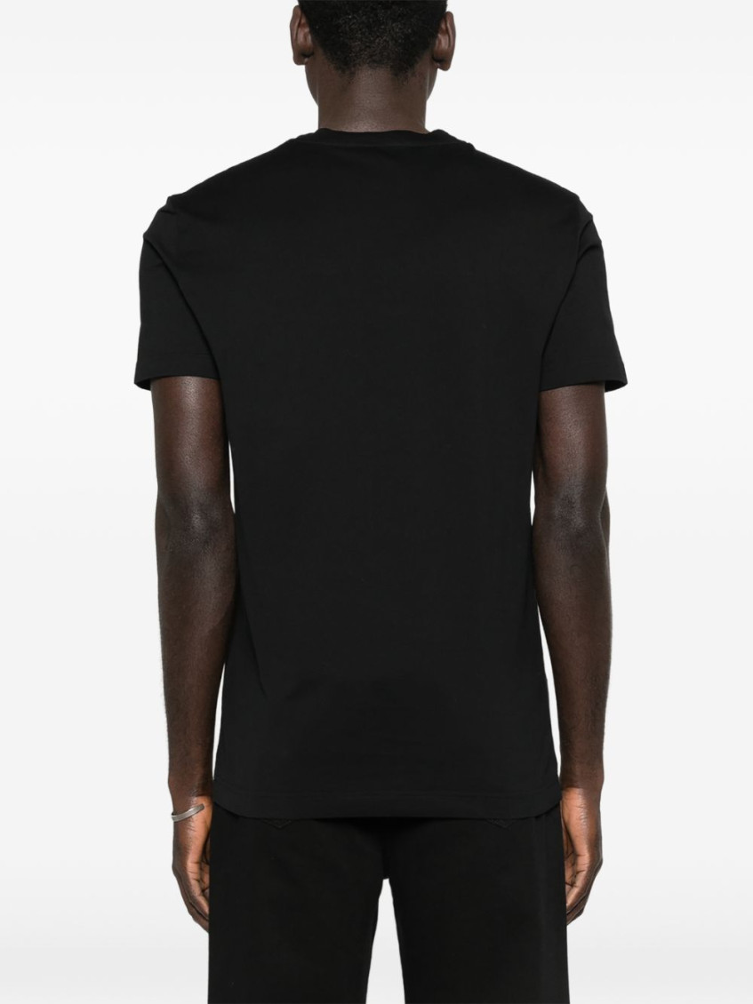 Logo-embroidered T-shirt