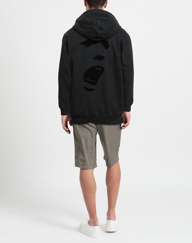Man Sweatshirt Black Size L Cotton