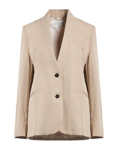 Forte_forte Woman Blazer Beige Size 1 Polyester, Linen, Lyocell