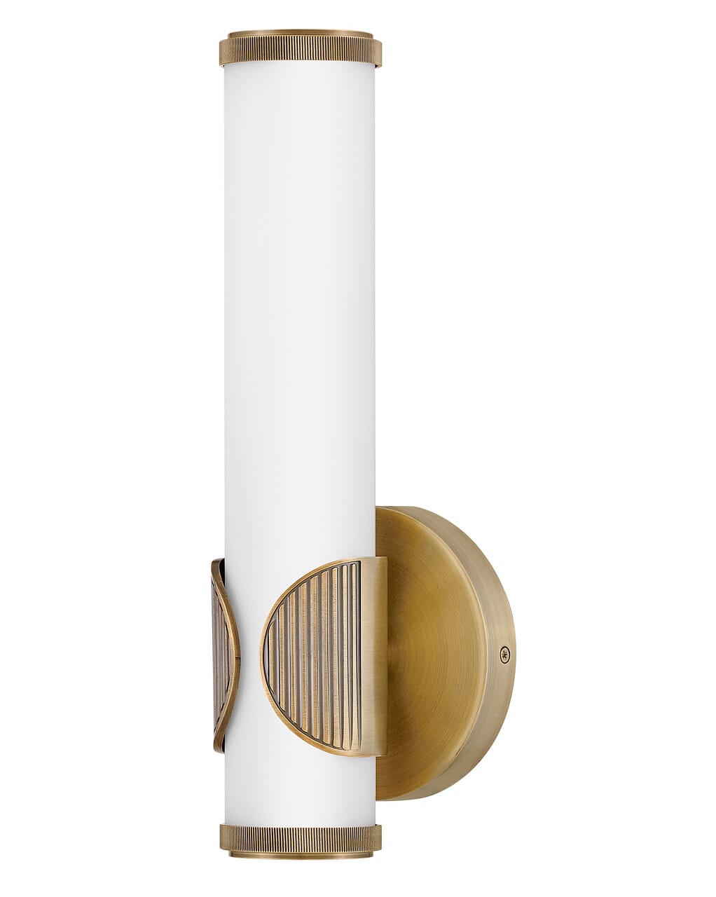 Lacquered Brass LED Vanity from the Femi Collection