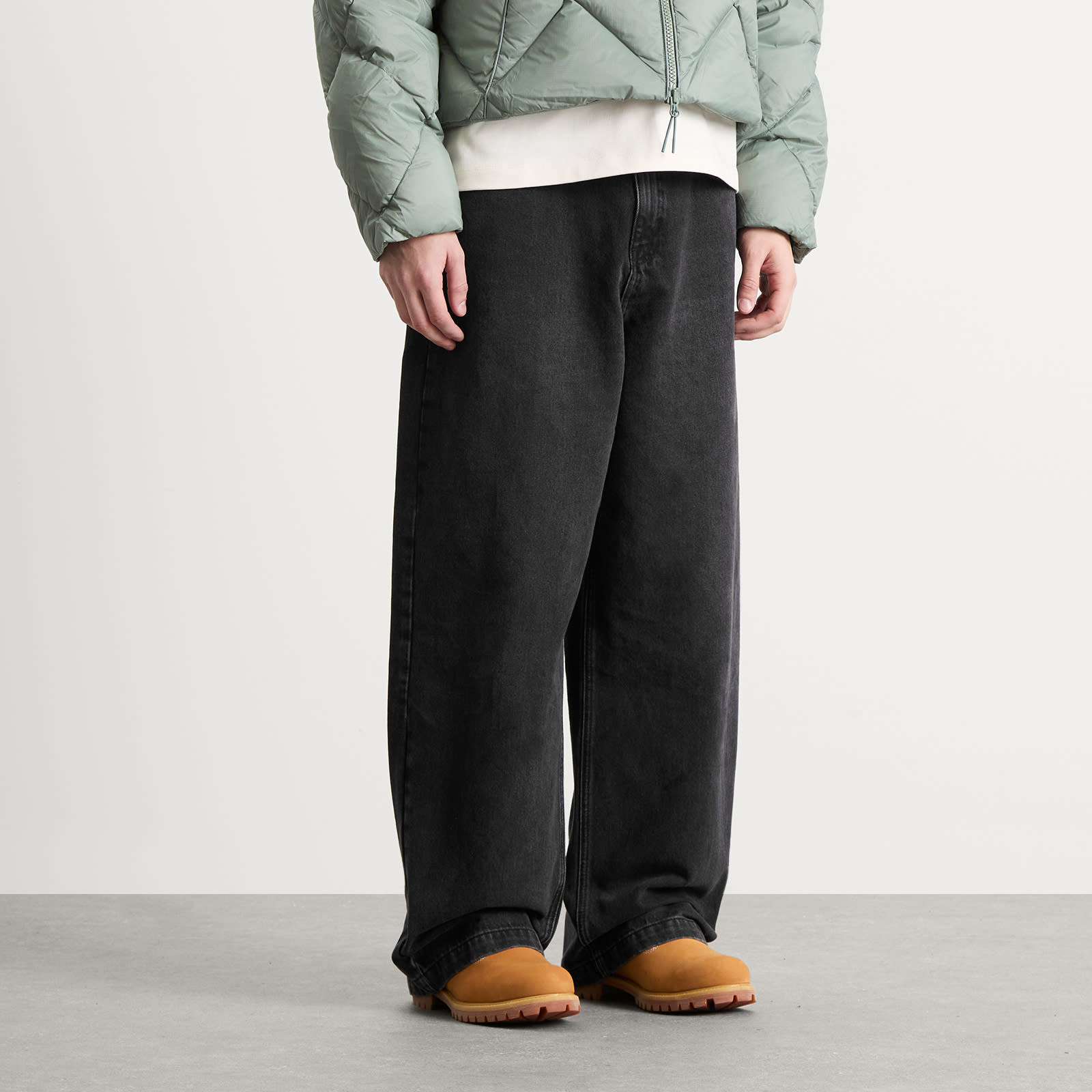 Men's Wide Leg Denim Vintage Black