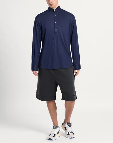 Man Polo shirt Navy Size 15 ½ Cotton