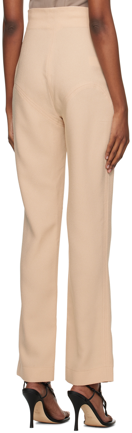SSENSE Work Capsule Beige Panel Slacks