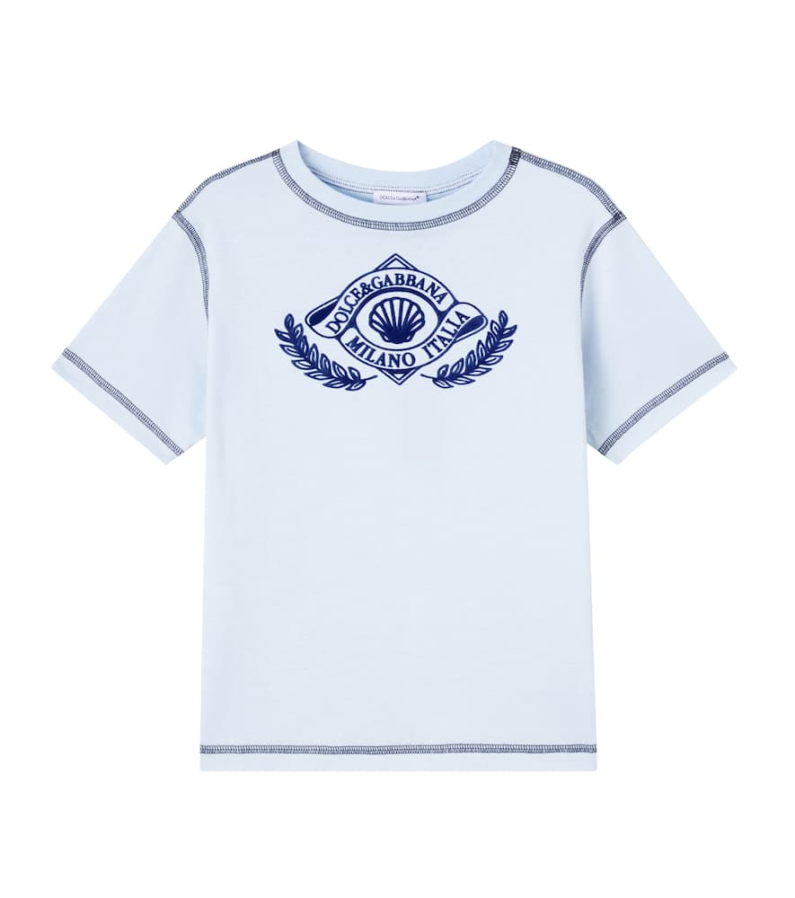 Printed cotton jersey T-shirt