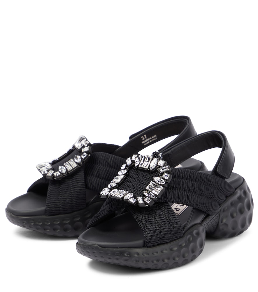 Roger Vivier Viv' Run embellished sandals
