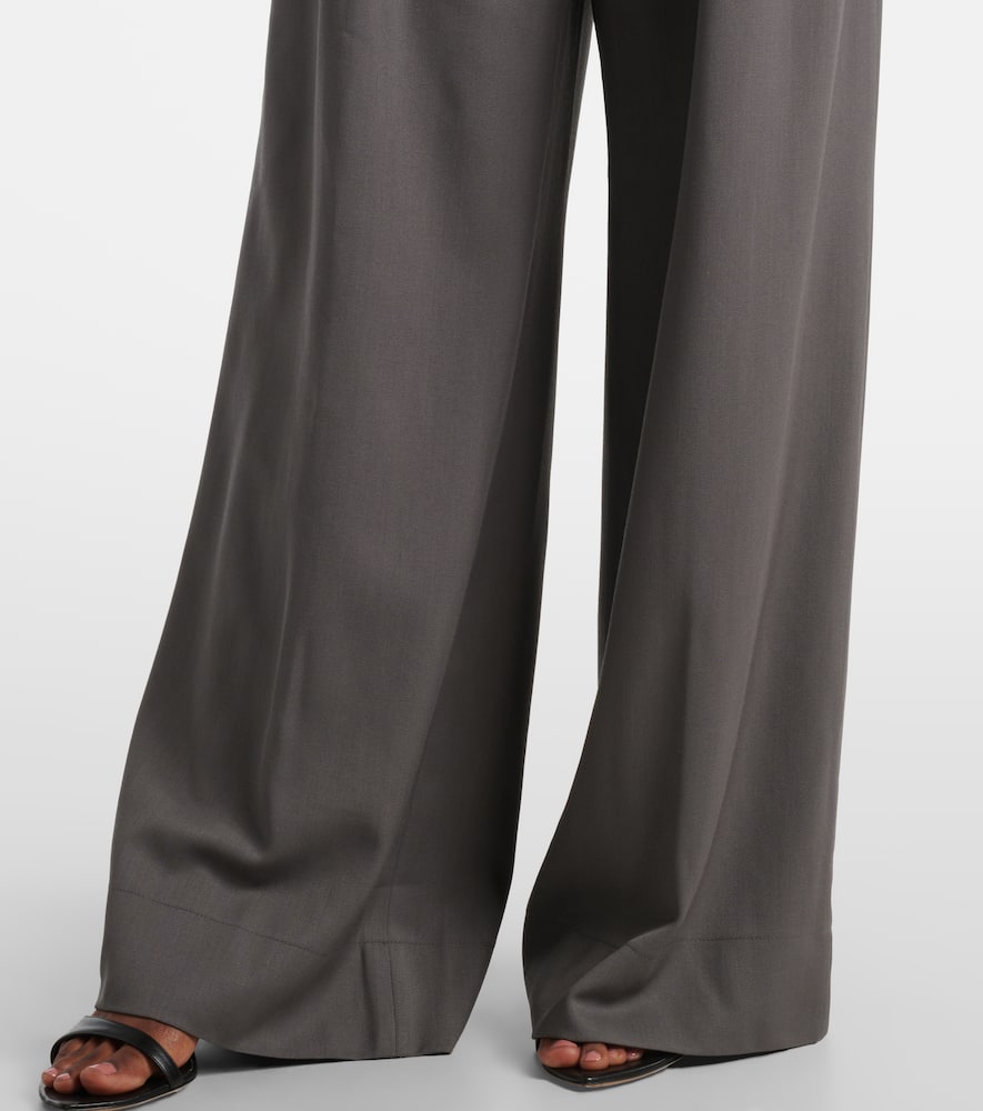 Wardrobe. NYC High-rise wool wide-leg pants