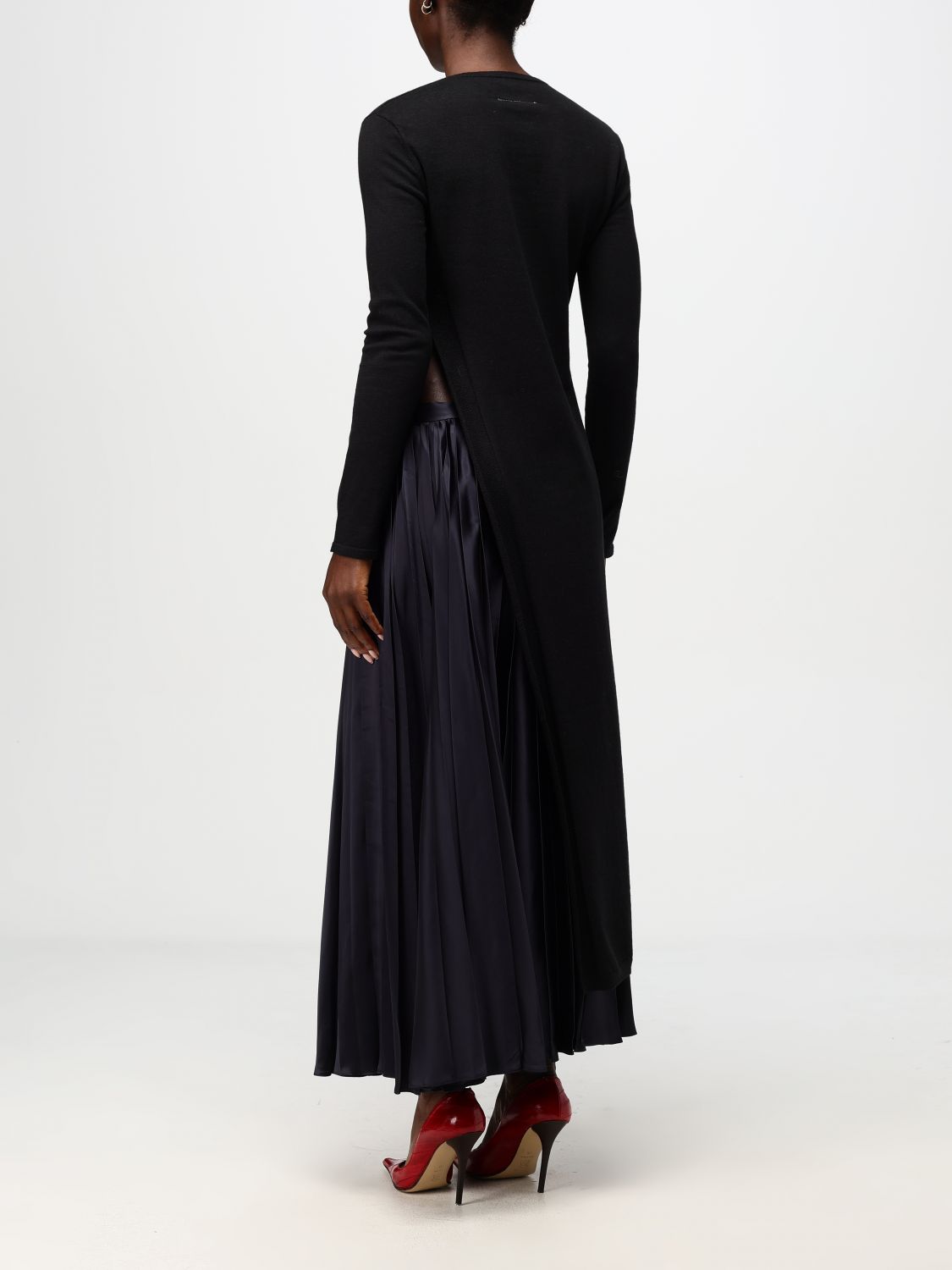 Single stitch-logo jumper - Black