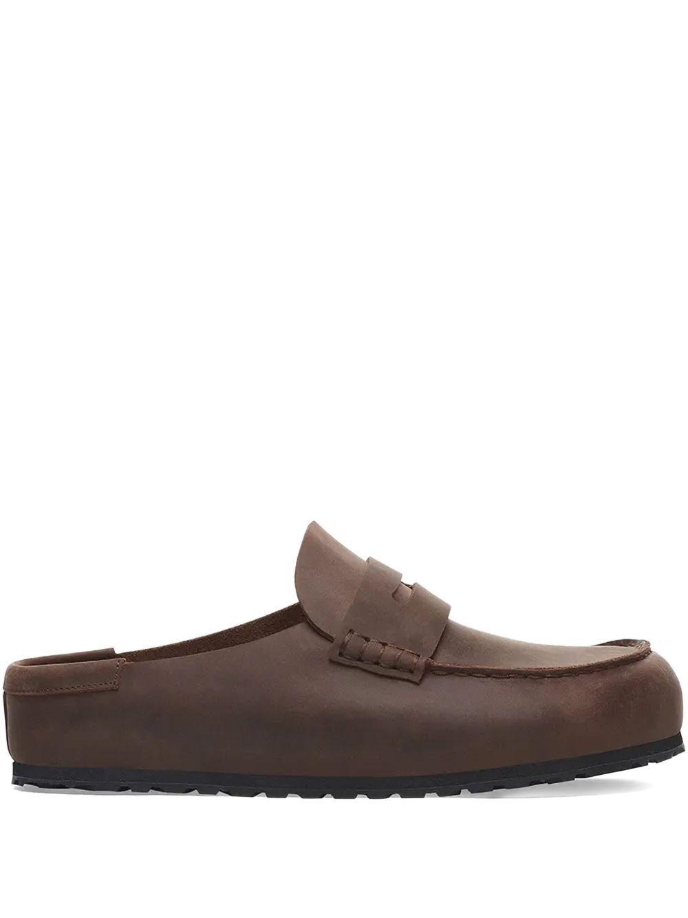 Naples penny-slot mules - Brown