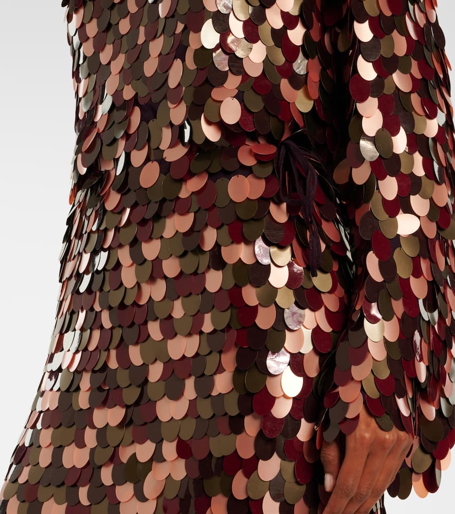 Sequined midi skirt