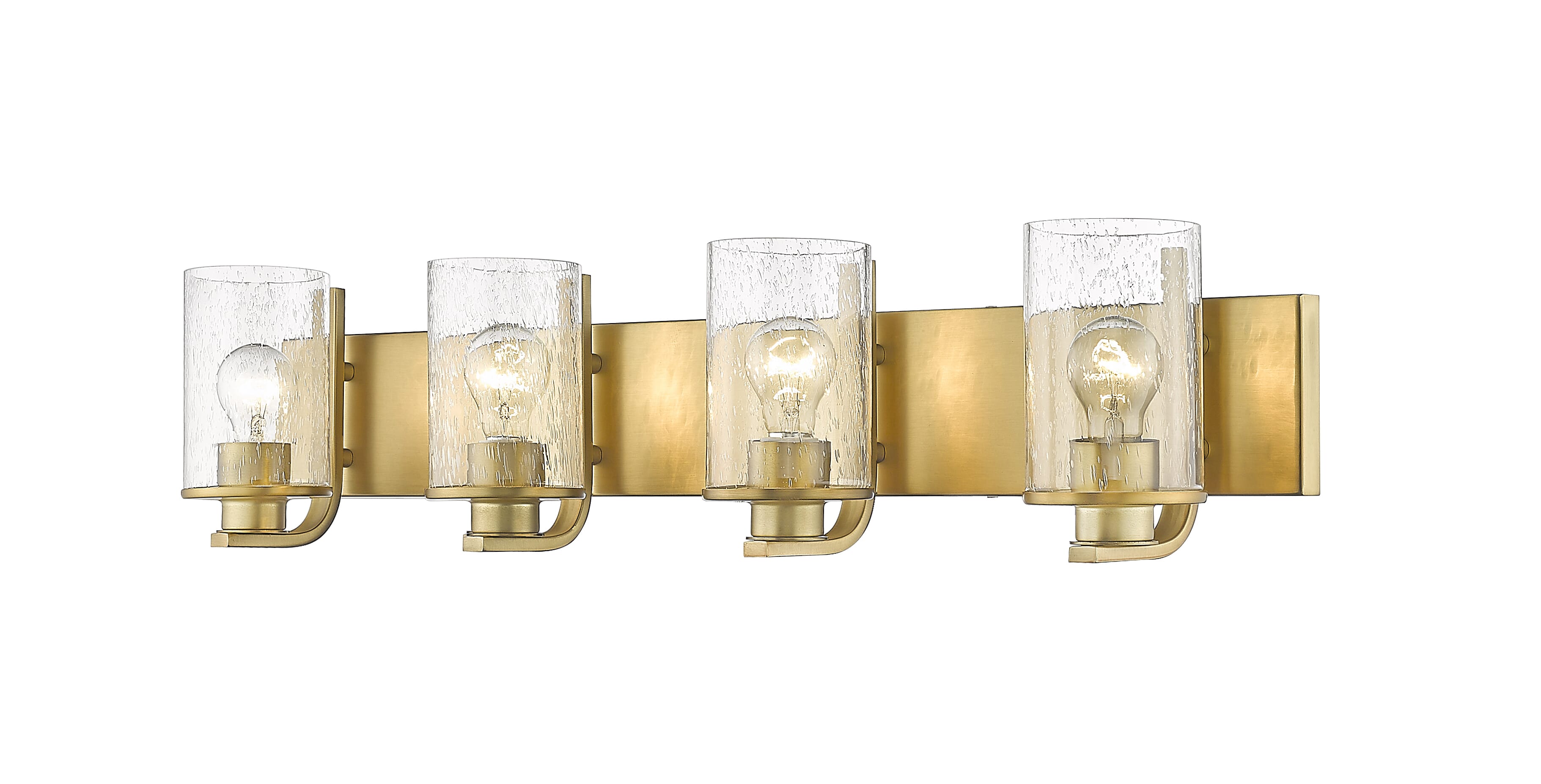 Beckett 4-Light Bathroom Vanity Light In Olde Bra