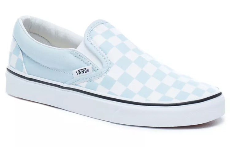 Classic Slip-On 'Baby Blue Checkerboard'