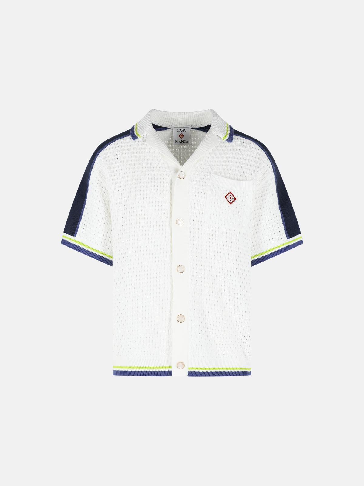 White Cotton Blend T-Shirt