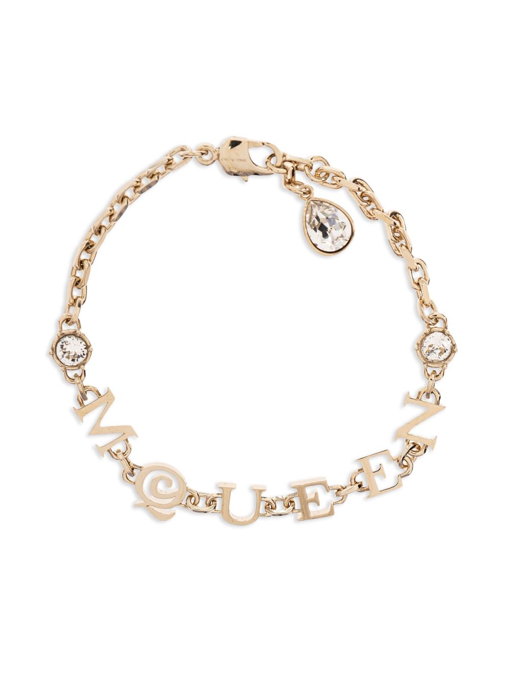 Logo charm bracelet - Gold