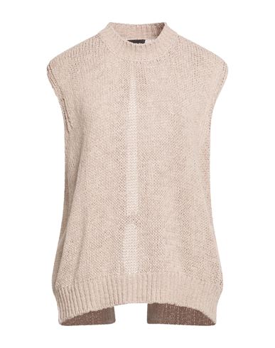 Woman Sweater Light grey Size L Cotton, Polyamide