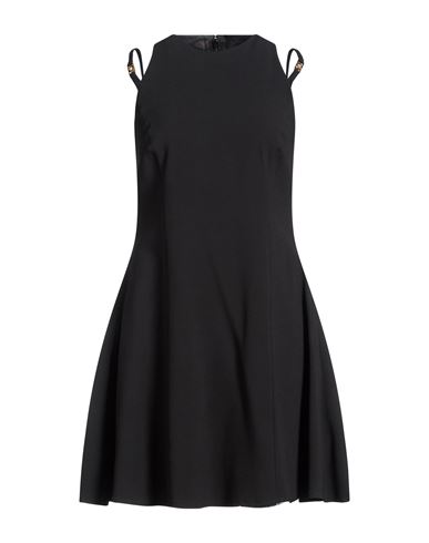 Woman Mini dress Black Size 10 Acetate, Viscose