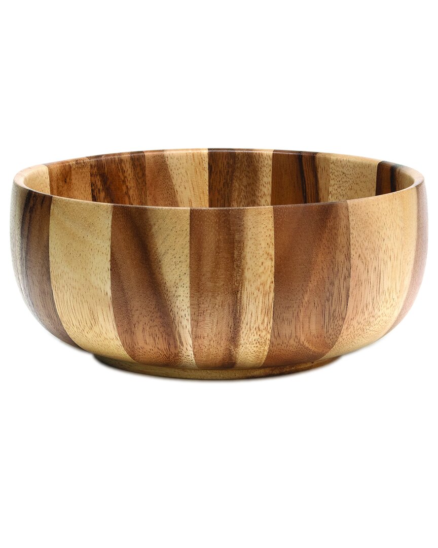 International Acacia Sunburst Salad-For-One Bowl