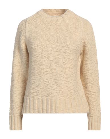Woman Sweater Cream Size 2 Wool