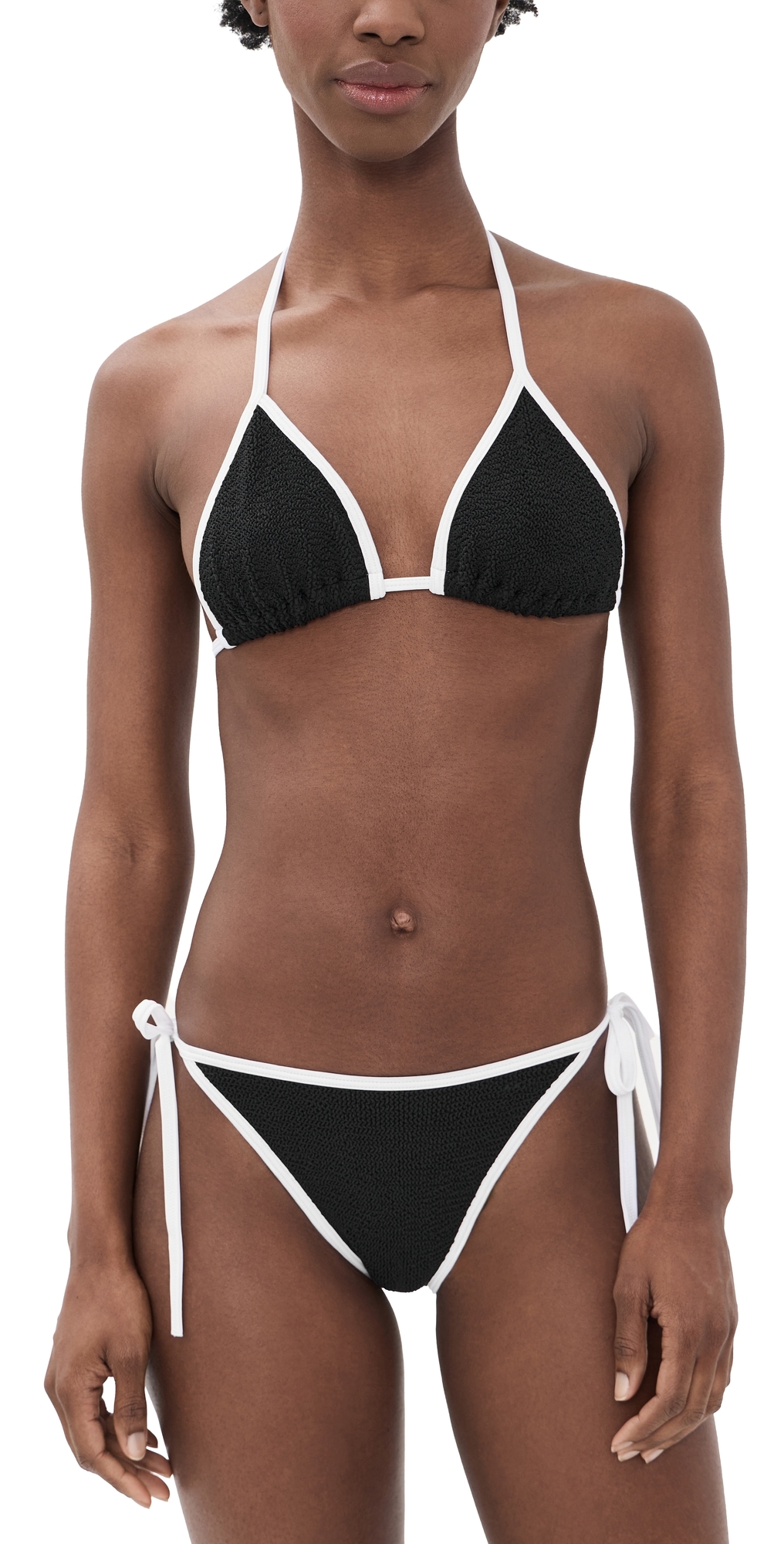 Gina Contrast Bikini Black/White One Size