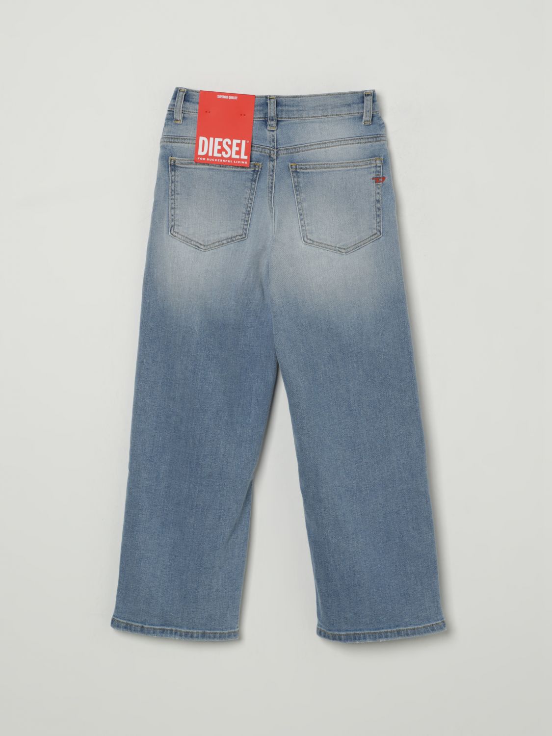 Pants DIESEL Kids color Blue
