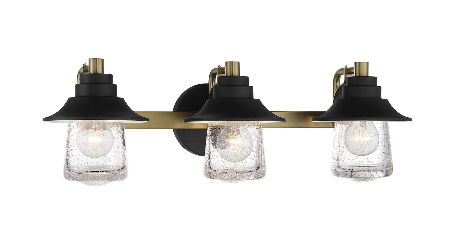 Minka Lavery Westfeild Manor 3-Light Bathroom Vanity Light in Sand Coal With Soft Bra