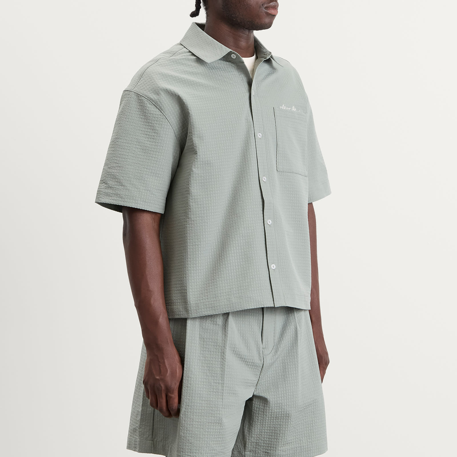 Men's Textured Shirt Sage