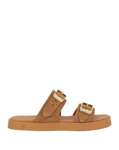 Kianid X Woman Sandals Camel Size 11 Leather