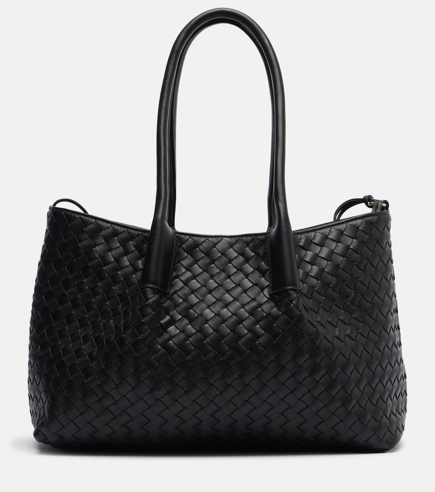 Pinacoteca Small reversible leather tote bag