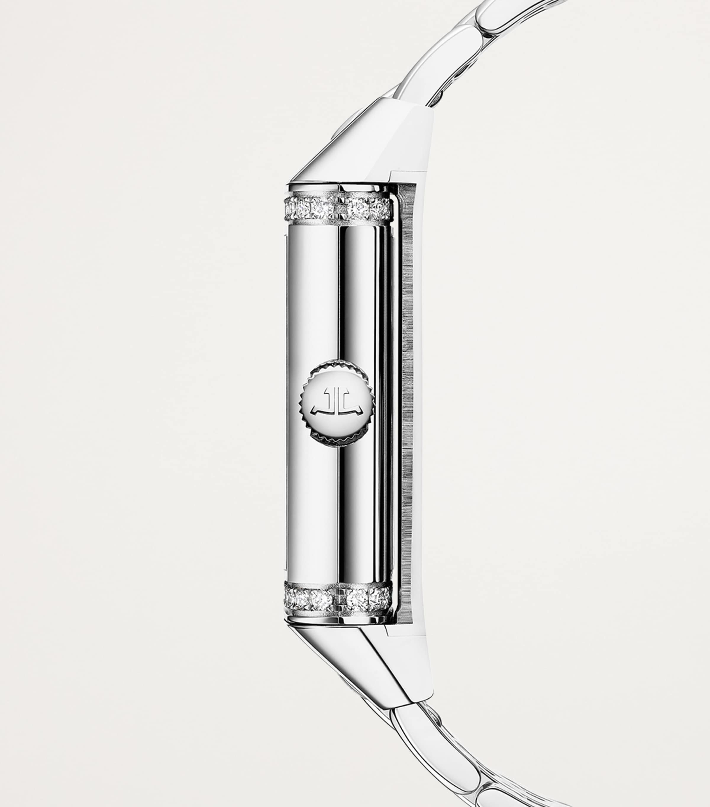 Stainless Steel and Diamond Reverso One Duetto Watch