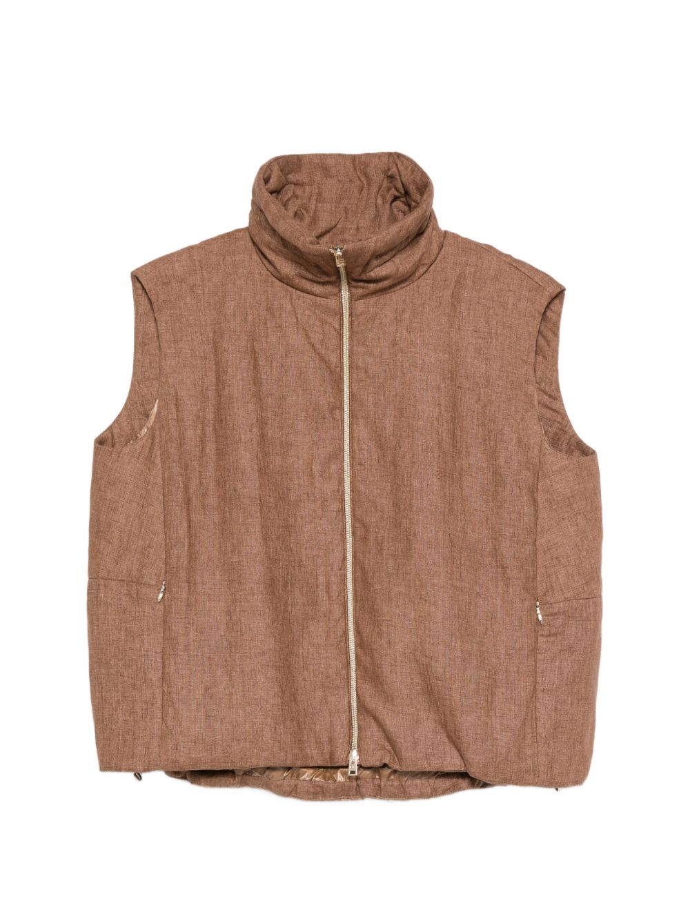 Nylon zipped vest