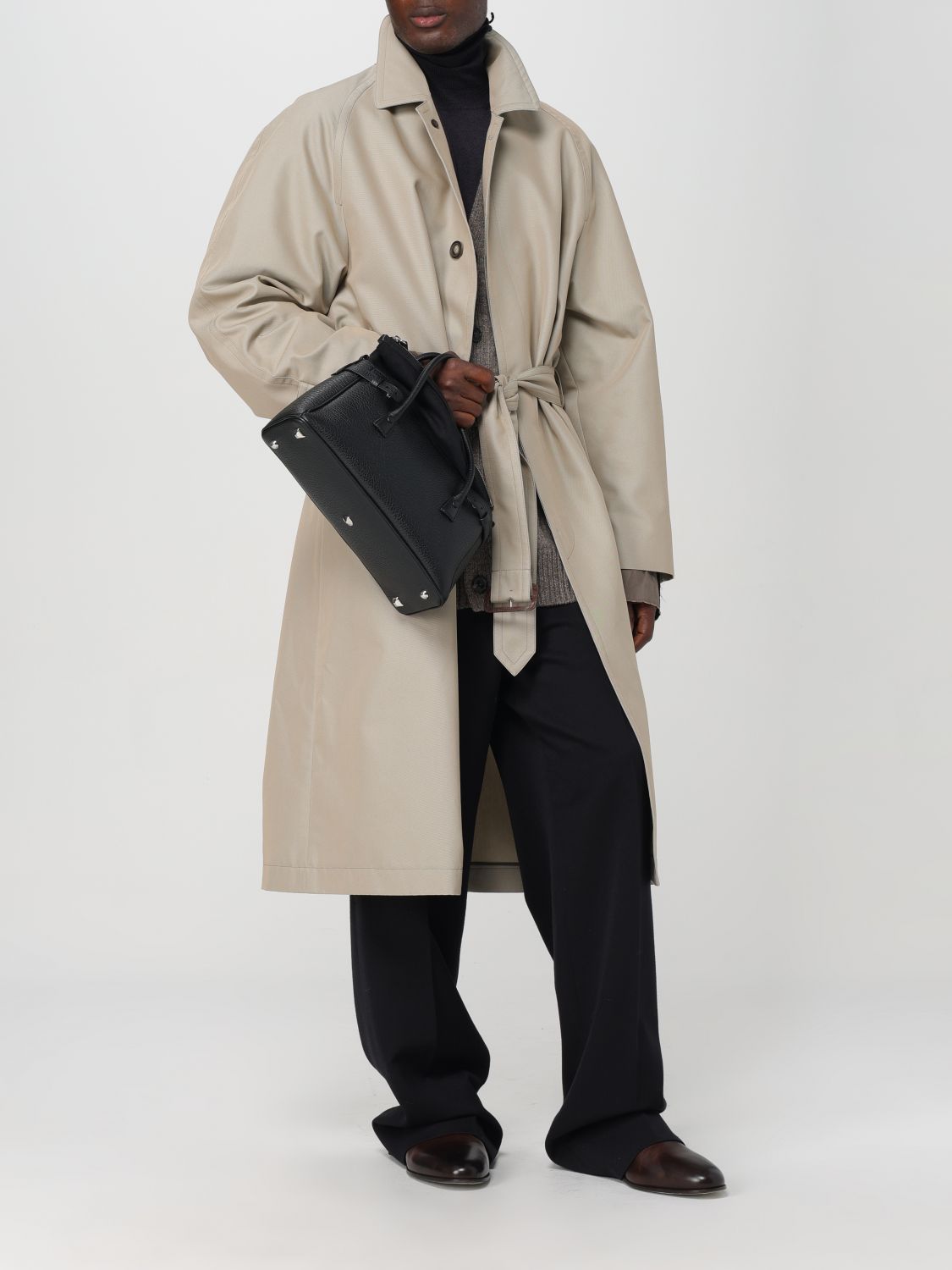 Trench Coat Men color Beige