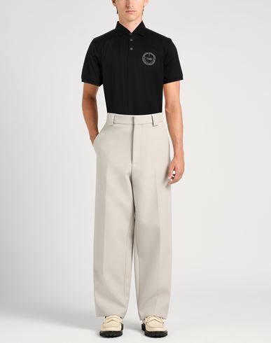 Tombolini Man Polo shirt Black Size L Cotton