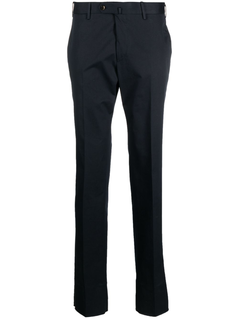 Stretch-cotton chino trousers - Blue