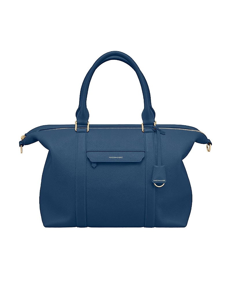 Large Leather Weekender Bag