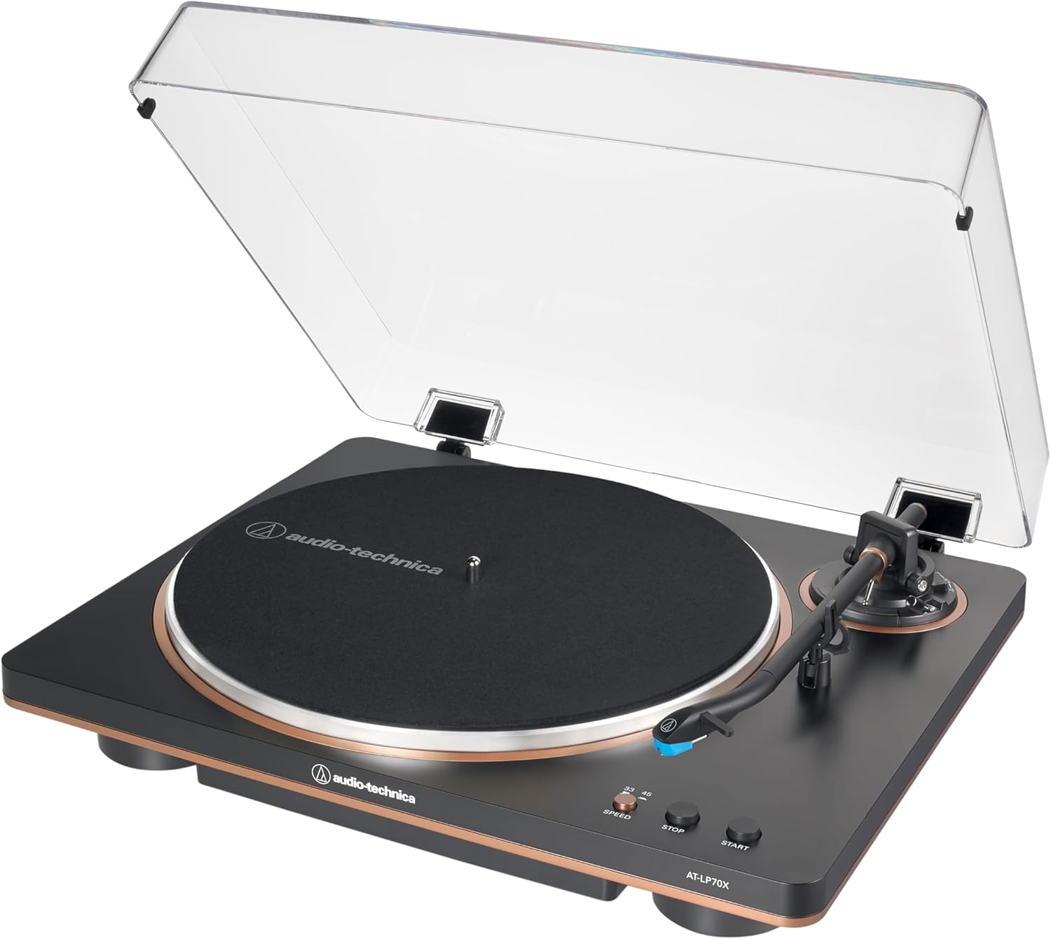Audio-Technica AT-LP70X-BZ Automatic Turntable (Black/Bronze)