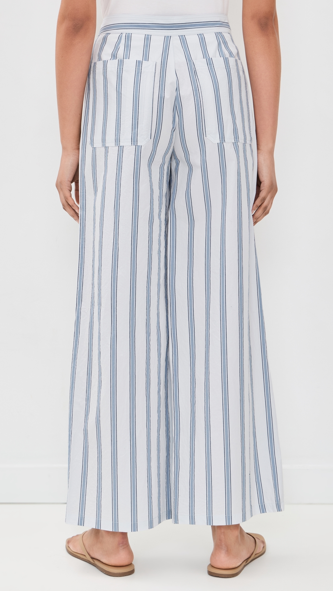 Retro Stripes Pants Ice Blue