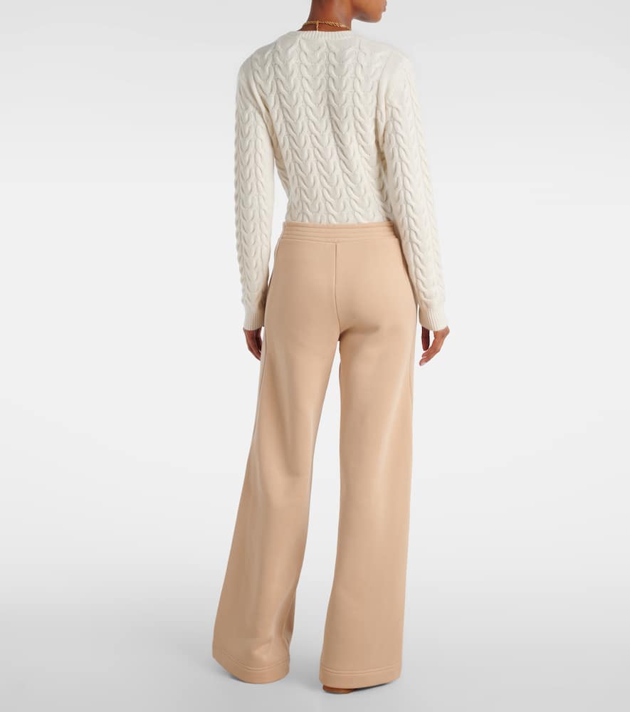 Ifrem high-rise cotton wide-leg pants
