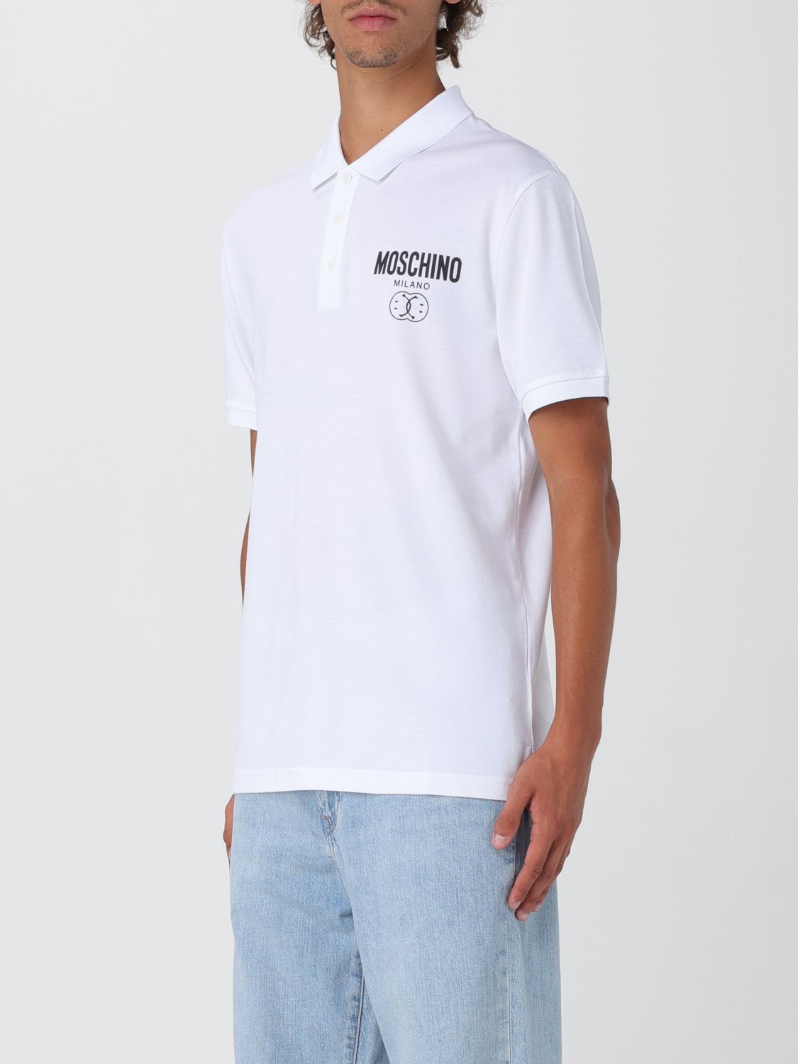 Polo Shirt Men color White