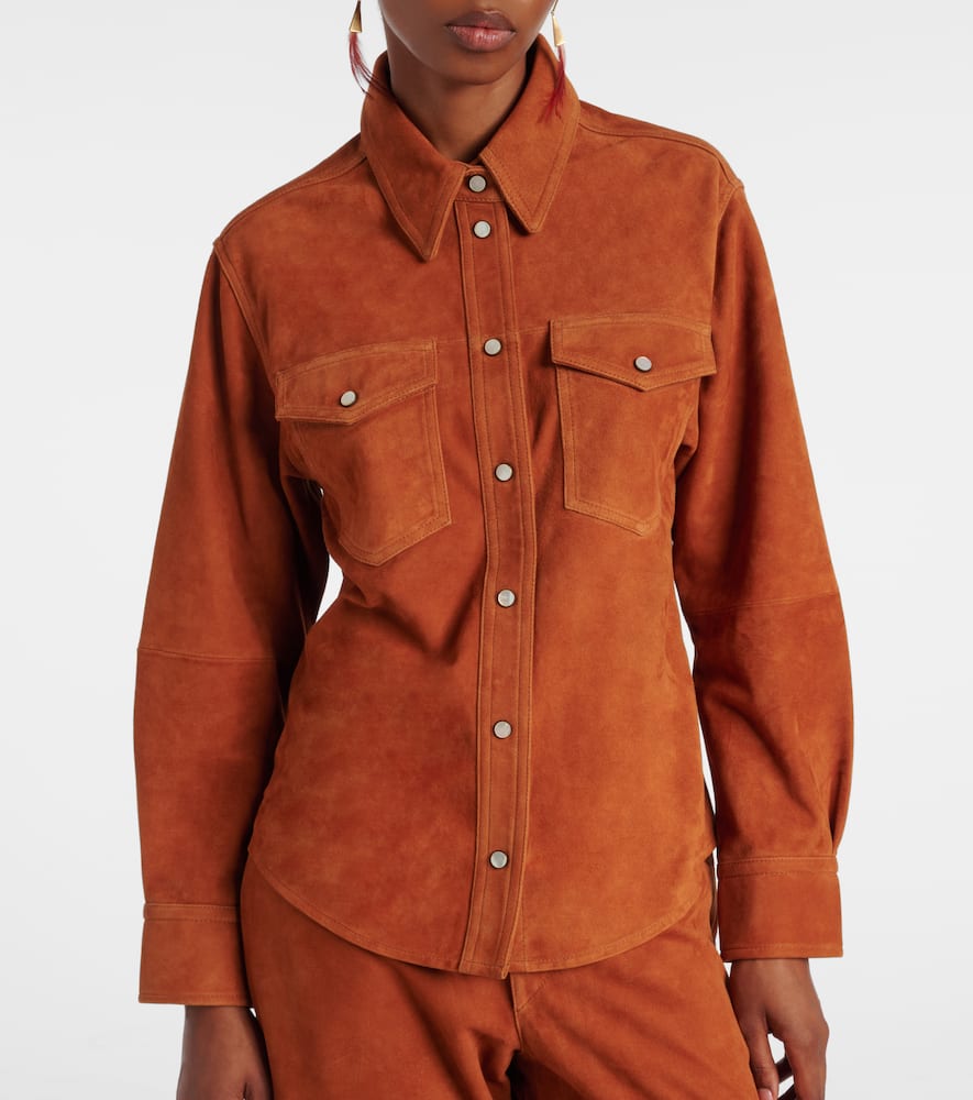 Delcia suede shirt