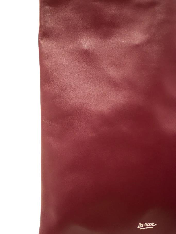 La Rose La Rose Leder-Einkaufstasche Cherise