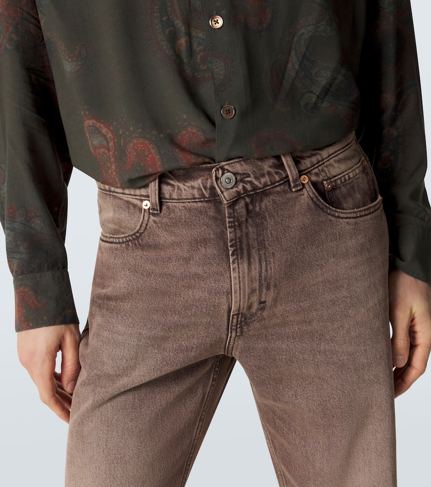 Carlston faded straight jeans