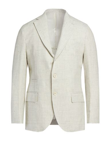 Man Blazer Light grey Size 36 Linen, Wool